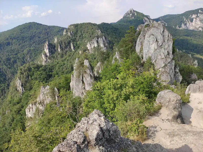 Limestone towers of the Súľov Rocks