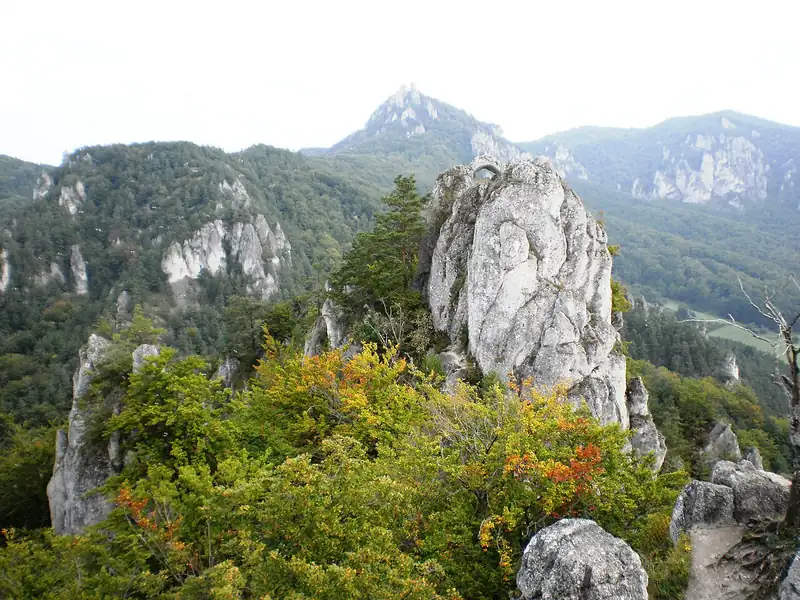View from the castle over the valley